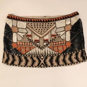 All saints beaded skirt